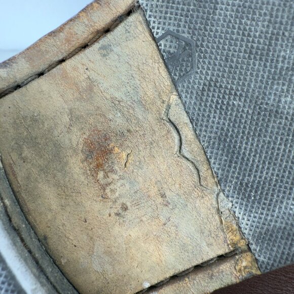 AIGLE Brown Leather Ankle Boots Tan β Chelsea French Booties EU 38 (37) US 7 - Picture 11 of 16